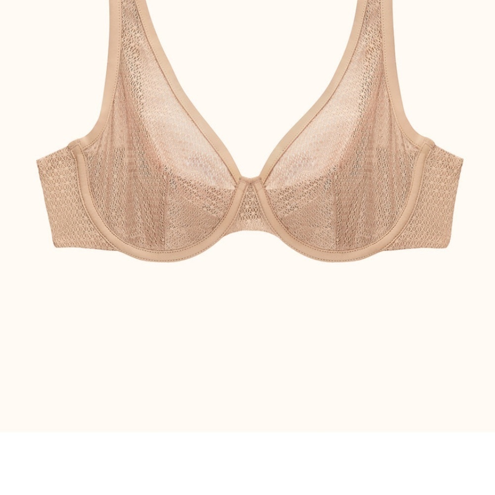 Third Love Unlined Modern Mesh Scoop Bra 40B - Picture 2 of 9